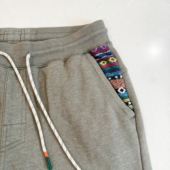 Howler Bros Mellow Mono Joggers Sweatpants Dusky Green Heather Small - Picture 3 of 10